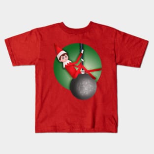 Wrecking Elf Kids T-Shirt